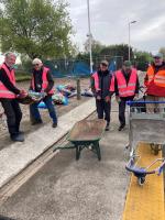The Rotary Station Team at work
